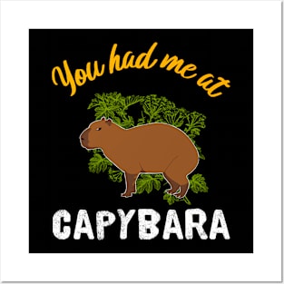 You Had Me At Capybara Posters and Art